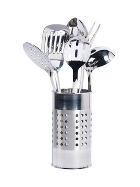Basic Essentials 7-Piece Tub of Tools Set - Stainless Steel